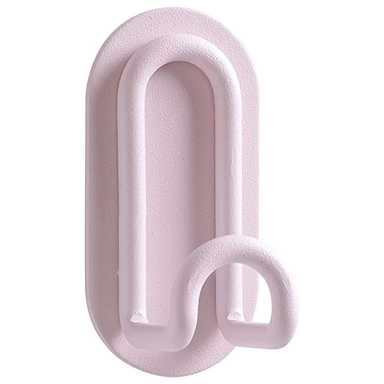 Dtydtpe Hooks for Hanging Adhesive Wall Hook Towel Hook Waterproof Oil Self  Adhesive Hook Up to 15 Lbs Bathroom Kitchen Heavy Duty Adhesive Hook  Clothes Hanging Clothes Key 
