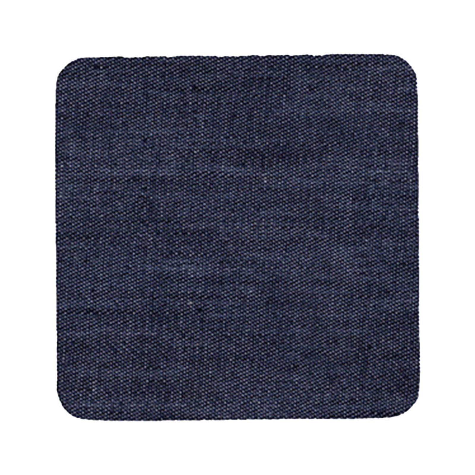 Bastex Exceptional Quality Iron-On Jean Patches Repair Kit. Inside & Outside. Made with The Strongest Glue, 100% Cotton Assorted Shades of Blue. 12