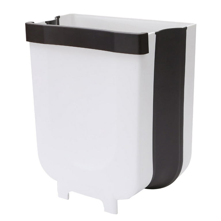 1pc Hanging Trash Can, Wall Mounted Garbage Can, Large Capacity Trash Bin,  Plastic Wastebasket