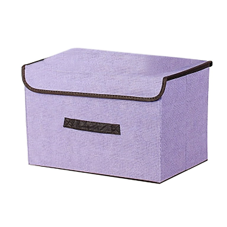 Dtydtpe Storage Bins Storage Box Foldable Clothing Sundries Portable  Storage Box with Lid Foldable Storage Box