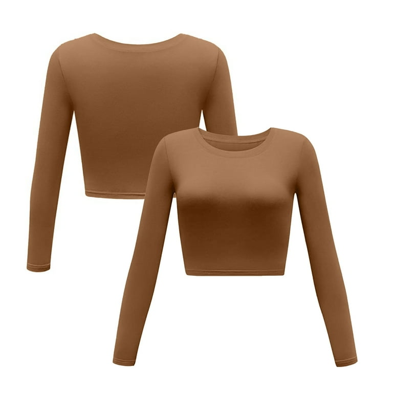 Women's slim short-sleeved long-sleeved T-shirt Women's slim short-sleeved long-sleeved T-shirt