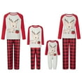 thumbnail image 1 of DuAnyozu Christmas Family Matching Pajamas Sets Holiday Pajama PJ Sets Xmas Jammies for Family, 1 of 10