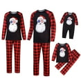 thumbnail image 1 of DuAnyozu Christmas Family Matching Pajamas Sets Holiday Pajama PJ Sets Xmas Jammies for Family, 1 of 10