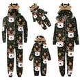 thumbnail image 1 of DuAnyozu Christmas Family Pajamas Set Reindeer Pattern Tops And Pants, 1 of 3