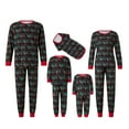 thumbnail image 1 of DuAnyozu Christmas Family Pajamas Set Reindeer Pattern Tops And Pants, 1 of 10