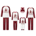 thumbnail image 1 of DuAnyozu Christmas Family Pajamas Set Reindeer Pattern Tops And Pants, 1 of 9