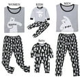 thumbnail image 1 of DuAnyozu Christmas Matching Pajamas for Family Sets 2023 Elk Santa Christmas Tree Print Cute Funny Xmas Sleepwear Pjs Sets, 1 of 9