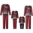 thumbnail image 1 of DuAnyozu Christmas Pajamas for Family 2023 Plus Size Matching Christmas Pjs Family Set Reindeer Print Holiday Sleepwear Outfit, 1 of 10