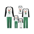 thumbnail image 1 of DuAnyozu Christmas Pajamas for Family Cute Snowman Print Long Sleeve PJS Set, 1 of 9
