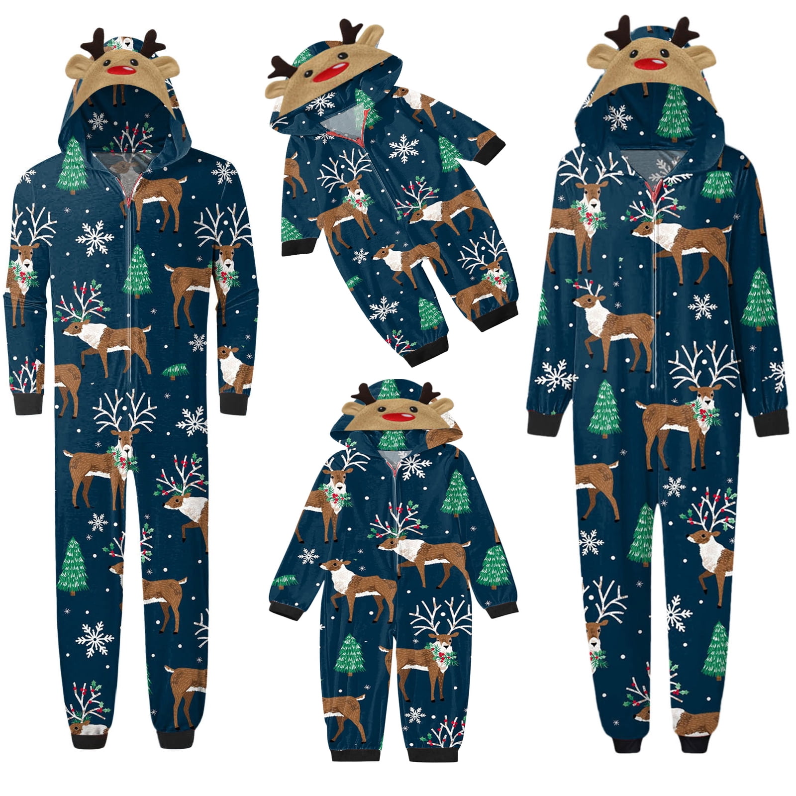 DuAnyozu Family Christmas Pajamas 2023 Xmas Pjs Matching Sets Holiday ...