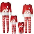 thumbnail image 1 of DuAnyozu Family Christmas Pajamas Matching Sets, Xmas PJs Mathching Set, Holiday Family Long Sleeves Sleepwear Sets, 1 of 9