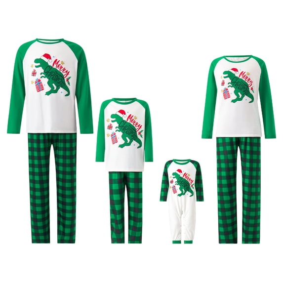 DuAnyozu Family Matching Christmas Pajamas Set, Cute Elk Sleepwear for Boys Girls Dad Mum