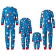 thumbnail image 1 of DuAnyozu Family Matching Christmas Pajamas Set, Xmas Tree Letter Print Round Neck Long Sleeve Tops Plaid Long Pants for Parents Kids, 1 of 10