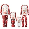 thumbnail image 1 of DuAnyozu Family Matching Pajamas Christmas Sleepwear Long Sleeve Sleep Shirt with Plaid Pants Soft Loungewear Pjs Set S-XXL, 1 of 5