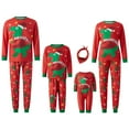 thumbnail image 1 of DuAnyozu Matching Christmas Pajamas for Family, Vacation Cute Printed Pajamas, Xmas Hooded Sleepwear for Couples/Kids, 1 of 10