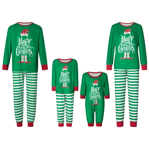 DuAnyozu Matching Christmas Pjs for Family Christmas Pjs for Family Matching Family Christmas Pajamas Xmas Jammies Sleepwear