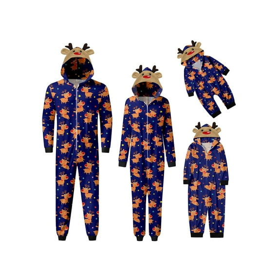 DuAnyozu Matching Family Christmas Pajamas Set Soft Holiday Clothes Sleepwear