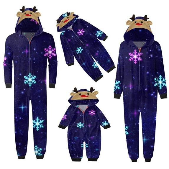 DuAnyozu Matching Family Christmas Pajamas Set, Xmas Holiday PJs for Women/Men/Kids, Letter Printed Loungewear Sleepwear