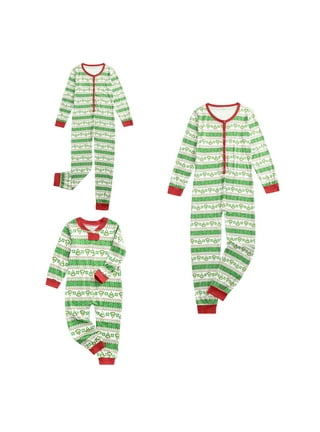 Lisingtool pajamas for women set Matching Family Pajamas Sets Christmas  Sleepwear Plaid Printed Long Sleeve Tee And Bottom Loungewear (Dad)  matching set Grey 