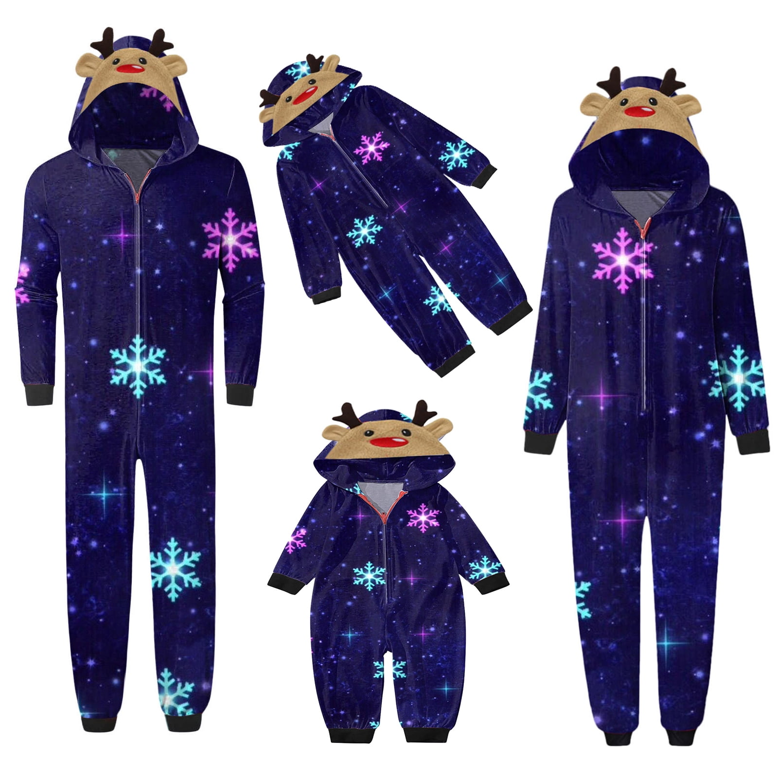 DuAnyozu Matching Family Pajamas Sets Christmas PJ's Letter Print Top ...