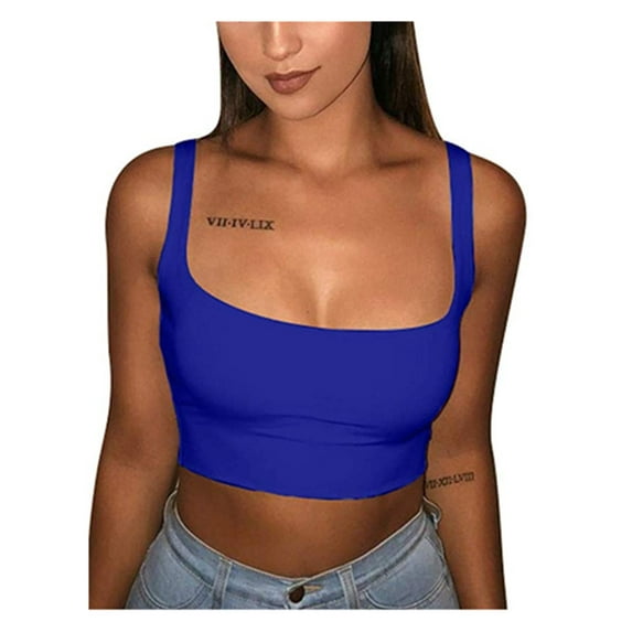 DuAnyozu Women Tank Vest Crop Top Beach Sleeveless Sports Underwear