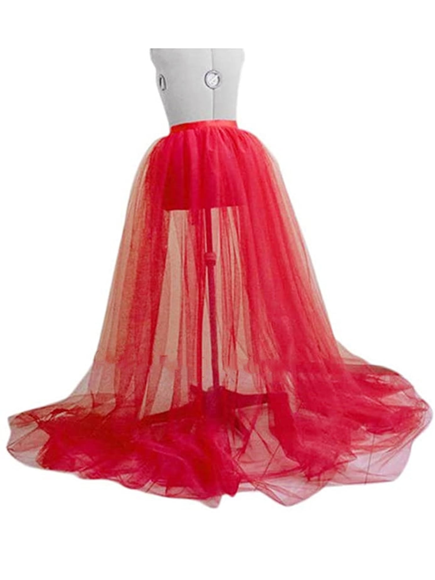 Red Tulle Petticoat for Wedding Dress