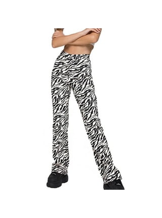 Zebra Flare Pants