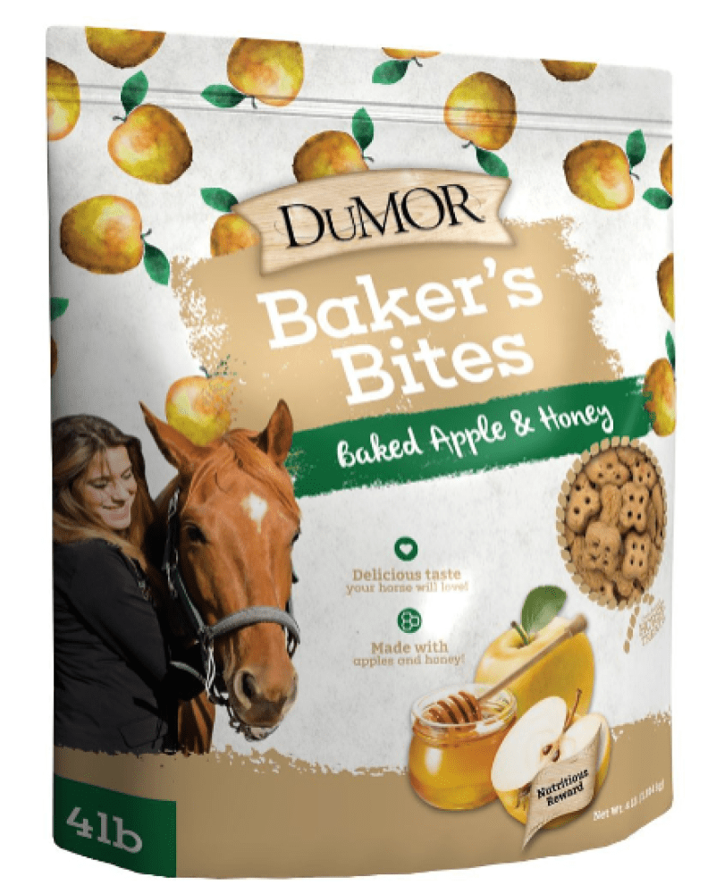 DuMOR 1030279 4 lb. Baked Apple & Honey Baker's Bites for Horses