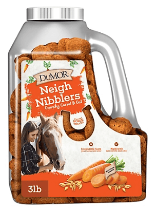 Friandises Pour Chevaux DuMOR Grignoteurs Pomme Et Avoine – 3 Lb (1.36 Kg) – Neuf