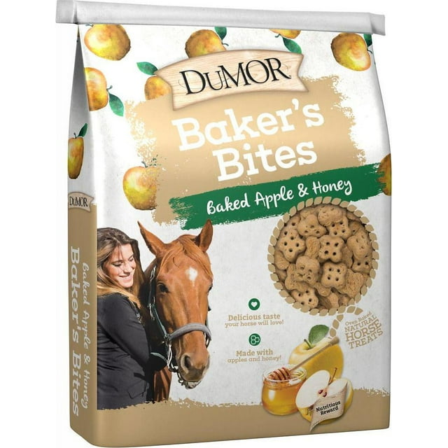 DuMOR Baker's Bites Baked Apple and Honey Horse Treats, 20 lb