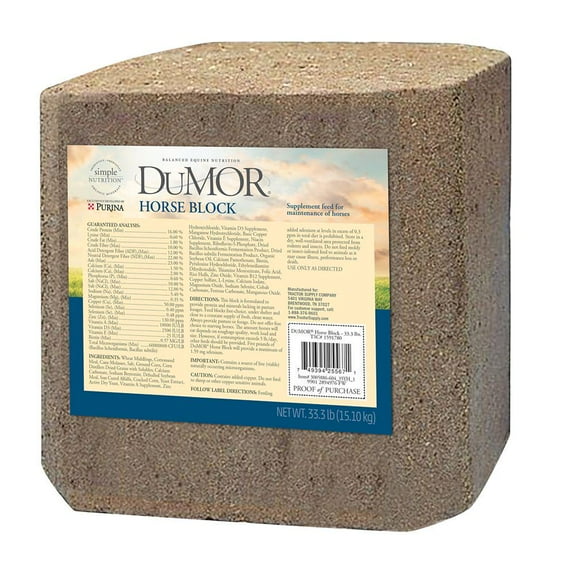 DuMOR Horse Block, 33 lb.