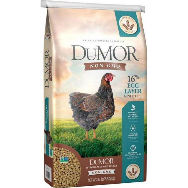 DuMOR NonGMO Egg Layer MiniPellets, 35 lb.