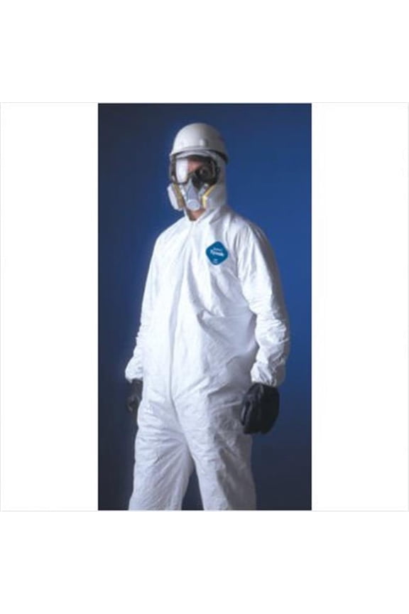 - TY122SWHXL002500 Tyvek 400 TY122S Disposable Protective Coverall Hood, Boots, XL 25PACK White