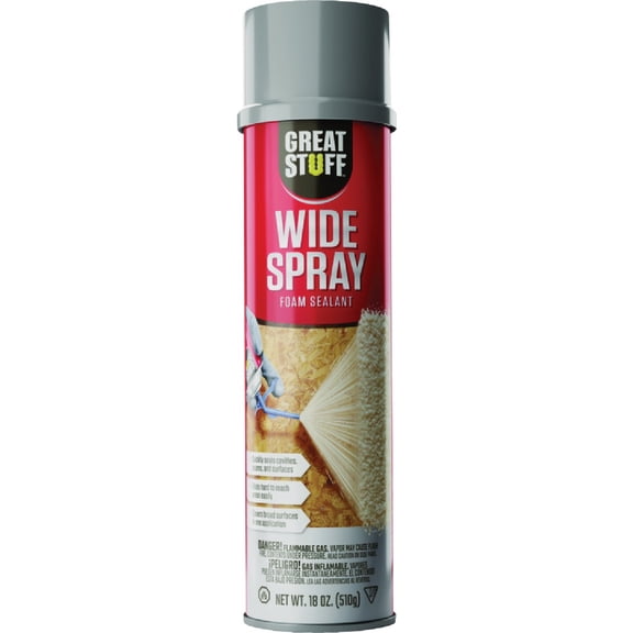 Great Stuff 18 Oz. Wide Spray Foam Sealant - Pack of 4