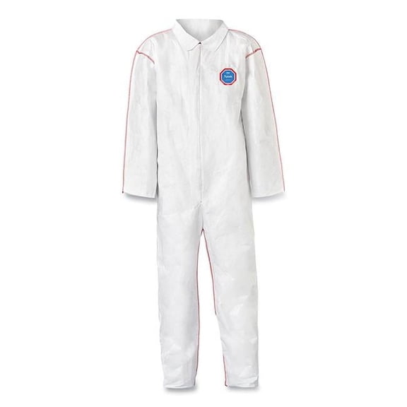 DuPont - ST120SWH3X002500 - DuPont Tyvek 400 SFR Coveralls: Collar, Open Wrists and Ankles, 3X-Large
