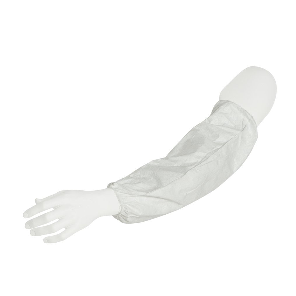 DuPont Safespec 2.0 Tyvek Disposable Sleeves - White 5.4 Mil Protective Arm Sleeves (200 Count)