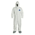 thumbnail image 1 of DuPont Tyvek 400 TY122S Disposable Protective Coverall Hood, Boots, XL 25PACK, 1 of 1