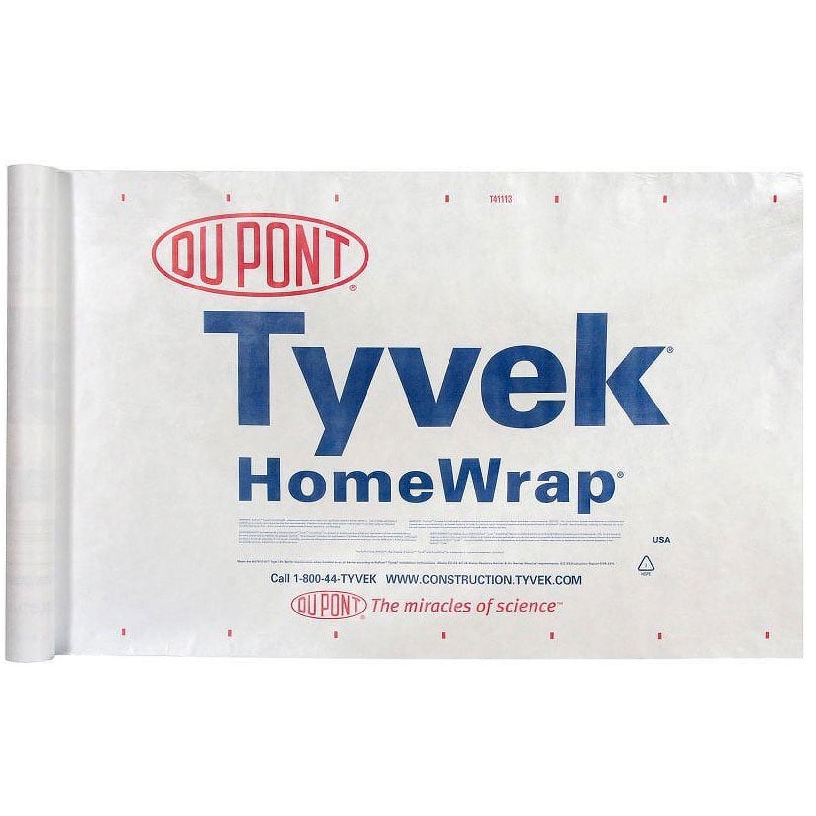 DuPont Tyvek Homewrap House Wrap 3 X 100 White Walmart