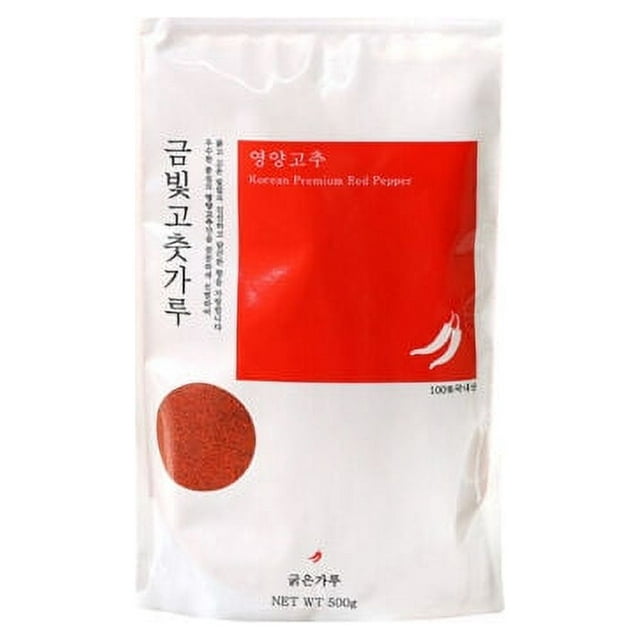 Dua, Korean Premium Red Chili Pepper Flakes Powder Gochugaru 1.1 lbs