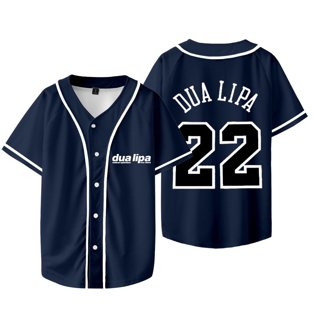Dua Lipa 22 Jersey Radical Optimism Tour Merch Baseball