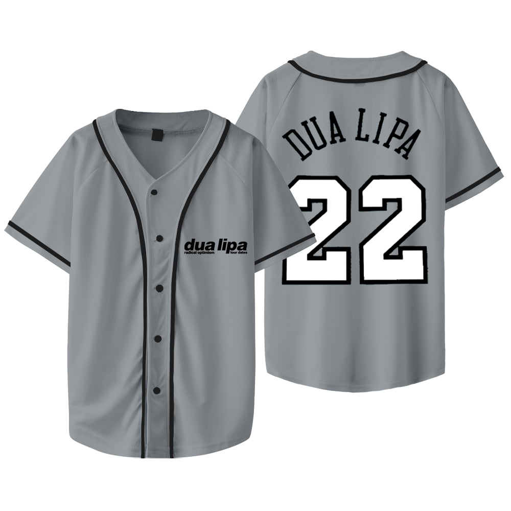 Dua Lipa 22 Jersey Radical Optimism Tour Merch Baseball Dua Lipa 22 Jersey Radical Optimism Tour Merch Baseball