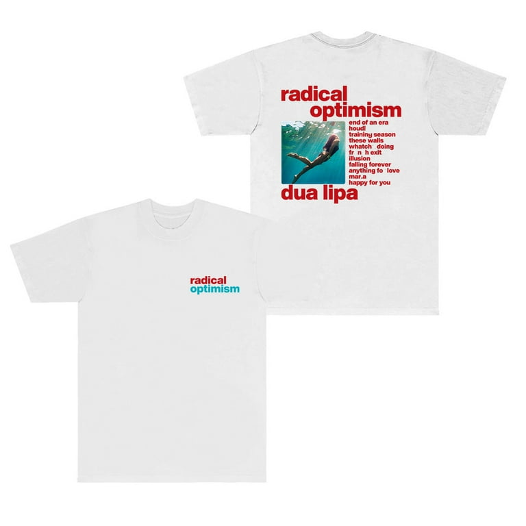 Dua Lipa Radical Optimism Tee New Logo T-shirts Summer Women Dua Lipa Radical Optimism Tee New Logo T-shirts Summer Women