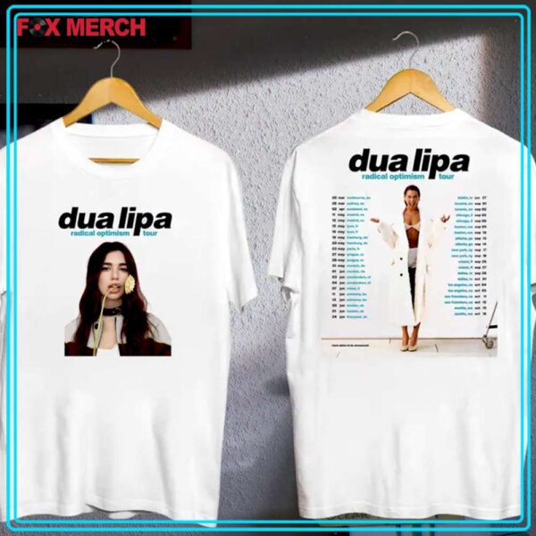 Dua Lipa Radical Optimism Tour 2025 Concert TShirt