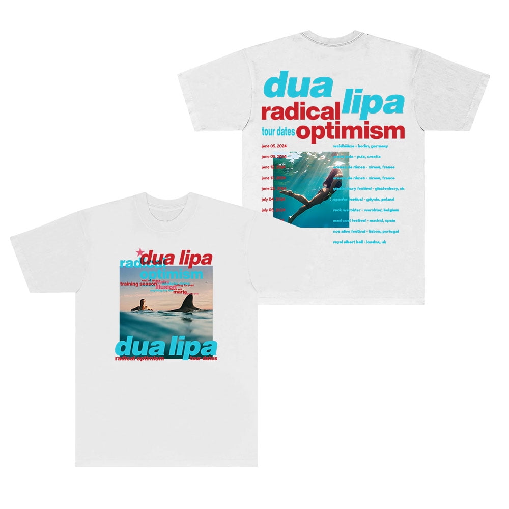 Dua Lipa Radical Optimism Tour Merch T-shirts Summer Women Dua Lipa Radical Optimism Tour Merch T-shirts Summer Women