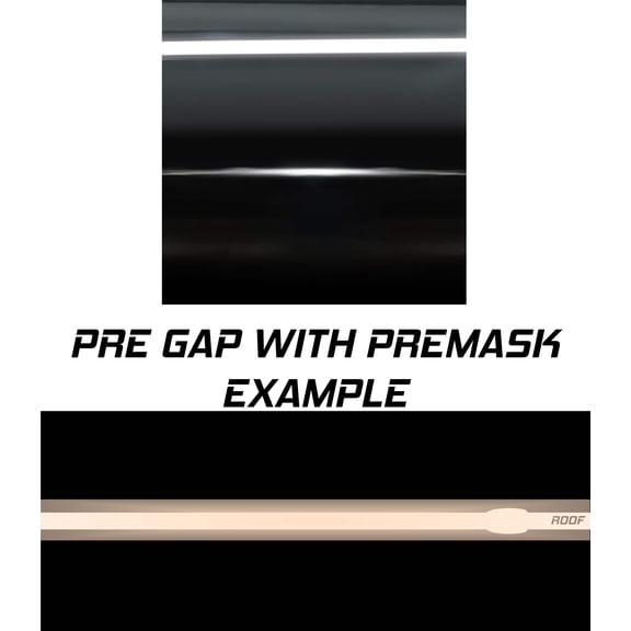 Dual 10 Racing Stripes w/pins Self Healing Vinyl fits BMW M5 2011 2016