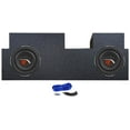thumbnail image 1 of Dual 10" Rockville Subwoofers+Sub Box Enclosure Fits 2019- 2023 Jeep Gladiator, 1 of 10