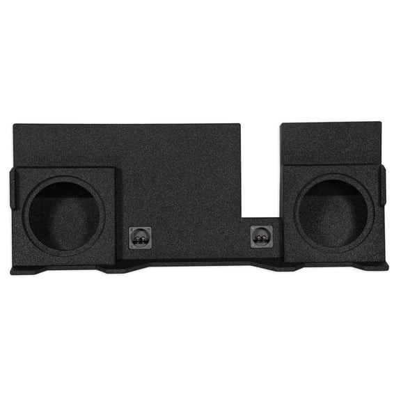 Dual 10" Vented Subwoofer Sub Box Enclosure For 04-08 Ford F150 SuperCrew/Xcab