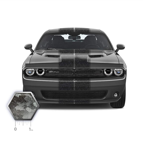 Dual 11 w/pins Racing Stripes Self Healing Vinyl fits Dodge Challenger 08 - 23
