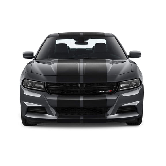 Dual 12 Racing Stripe Self Healing Vinyl fits Dodge Charger 2011 to 2022
