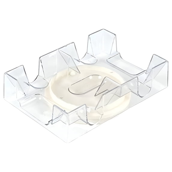 Dual-Deck Revolving Card Tray – Rotating Storage for Playing Cards